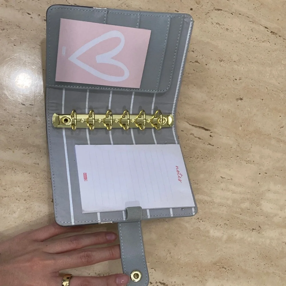 Kikki K Gray and Gold Planner